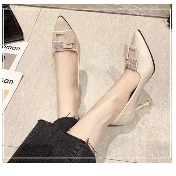 high heels new chunky heel fashion shoes - Picture 8 of 8